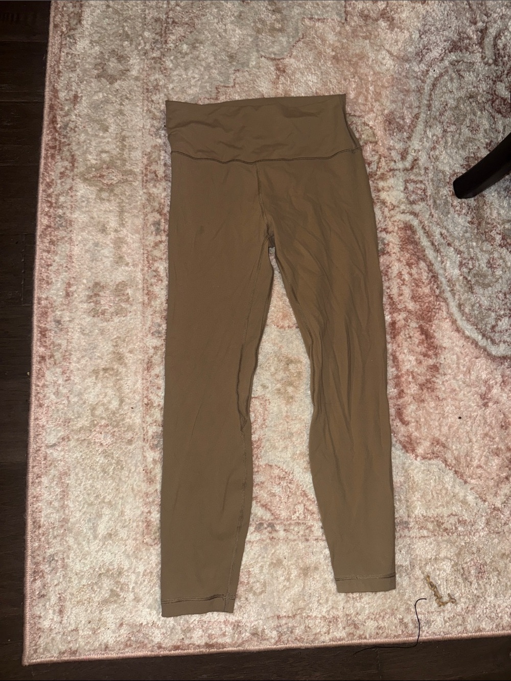 High-Waist Brown Active Leggings